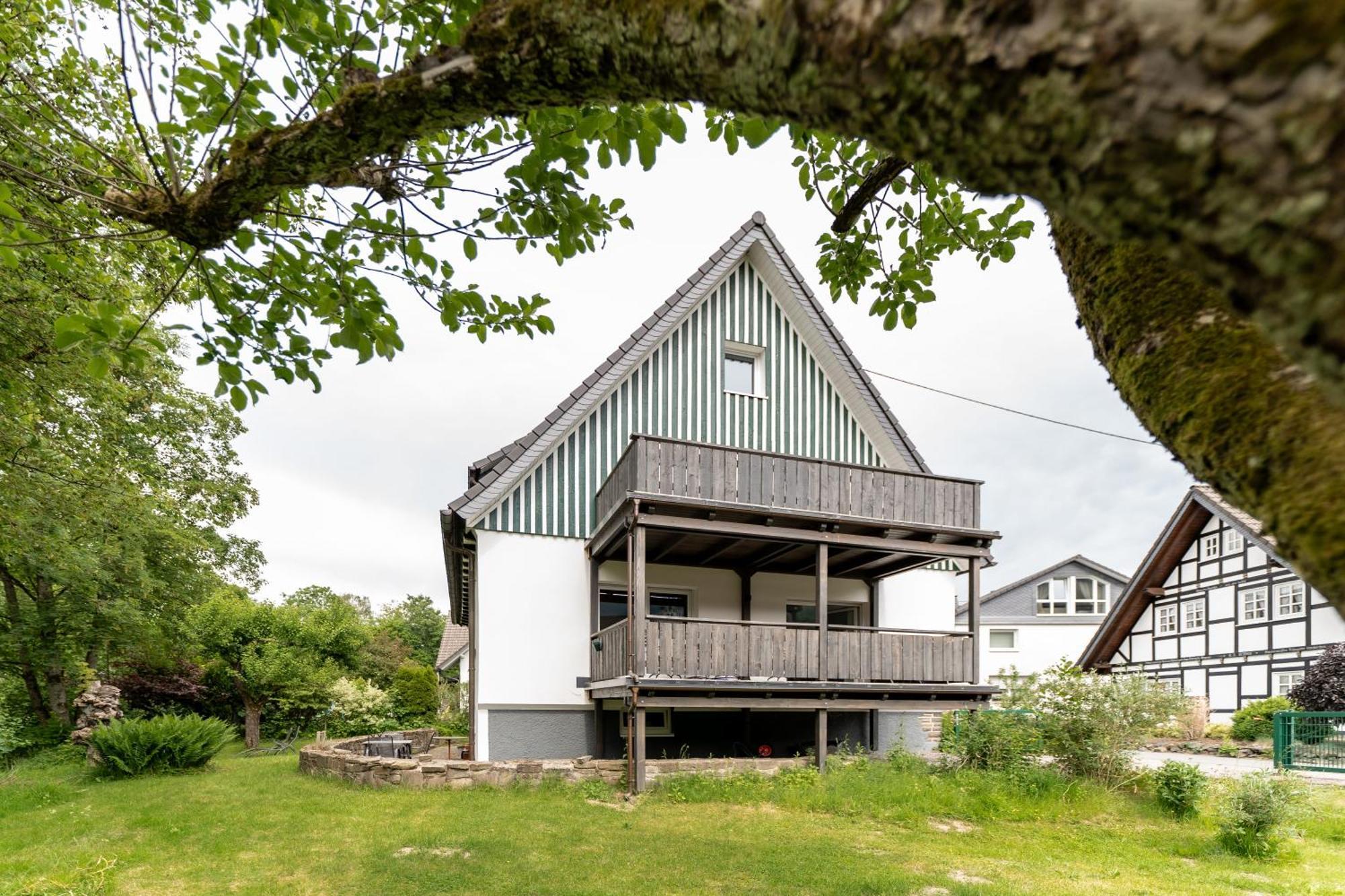 Ferienwohnung Haus An Der Lenne Lennestadt Buitenkant foto